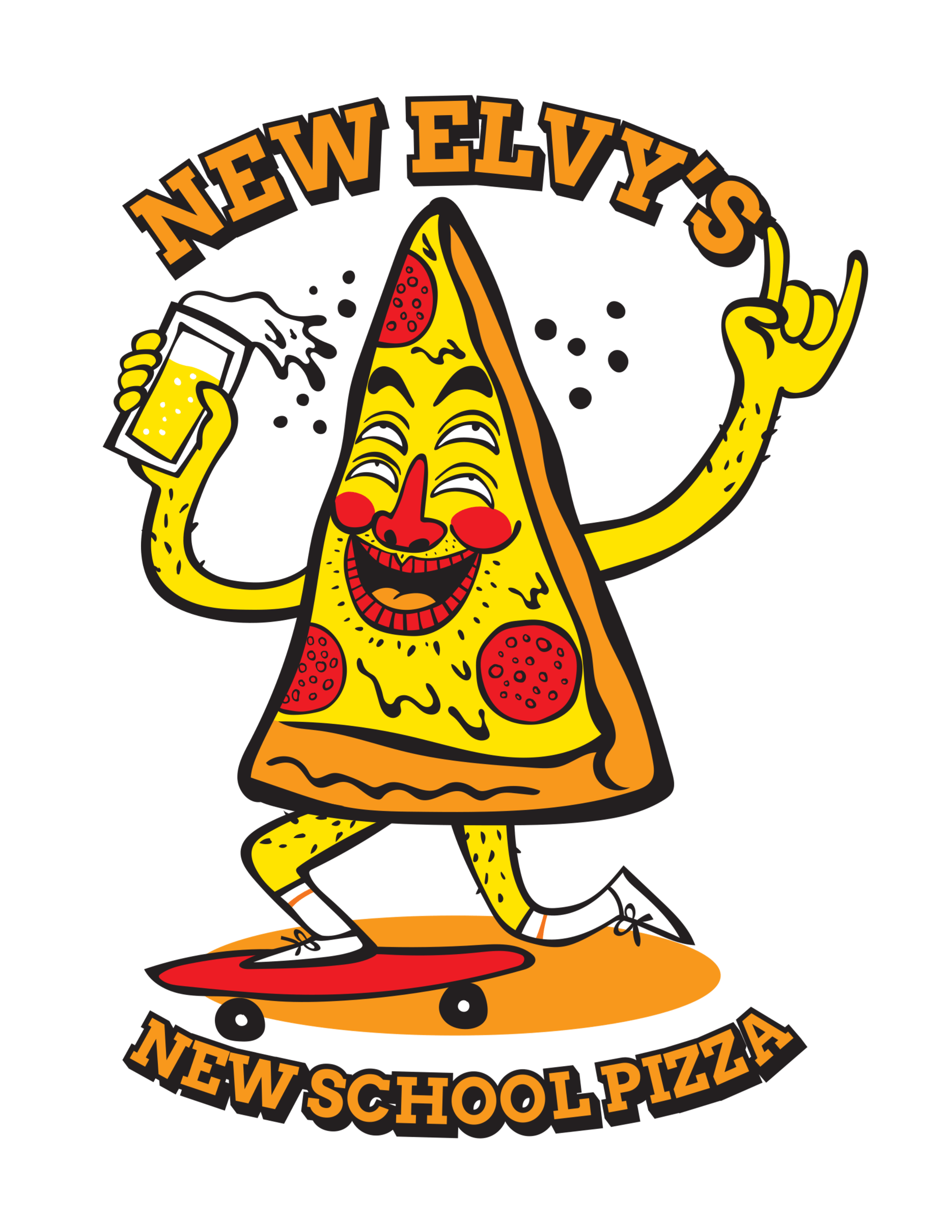 New Elvys Pizza logo