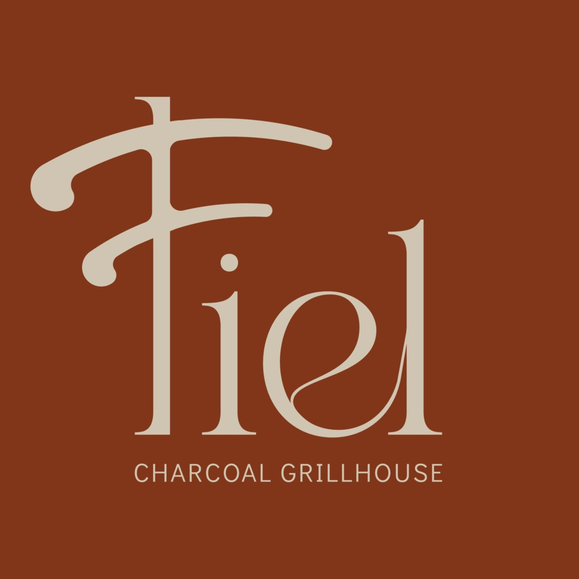 Fiel Charcoal Grillhouse logo