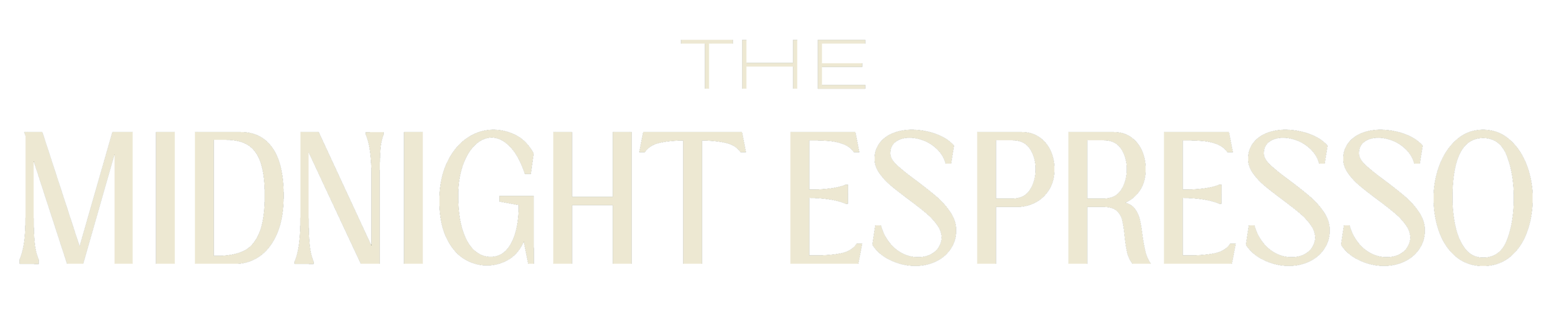 The Midnight Espresso logo