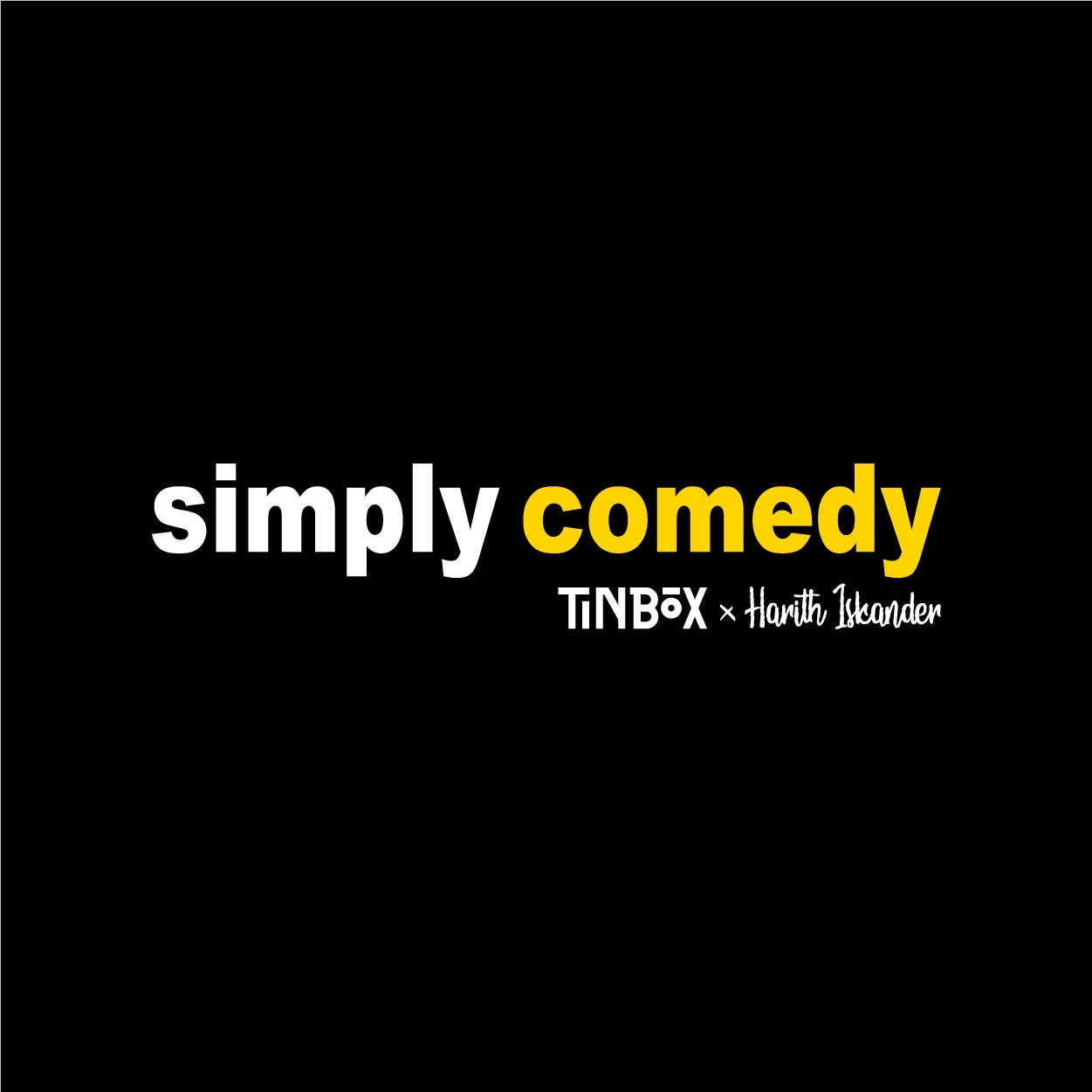 Simply Comedy by Tin Box x Harith Iskander logo