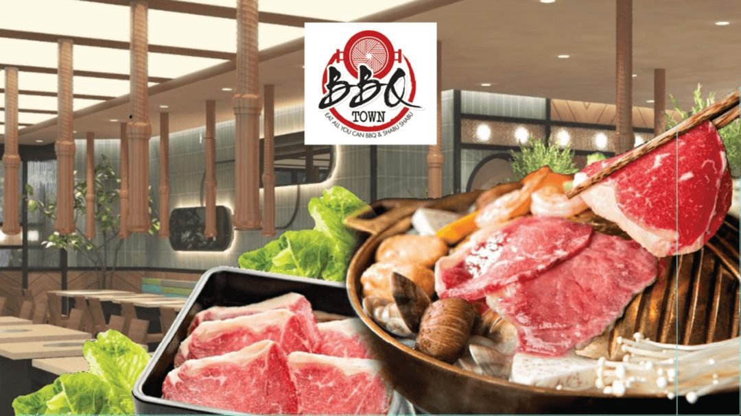 BBQ Town / Hotpot Town Background image