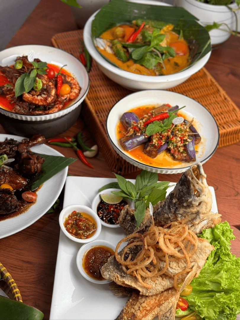 Restoran Laman Lokal Background image