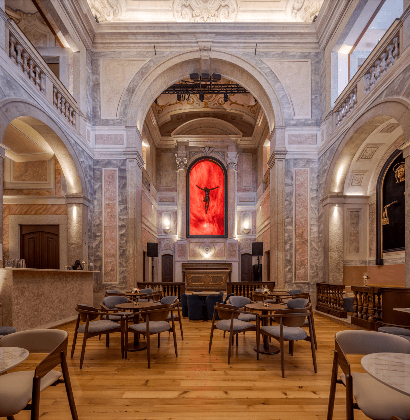 àCapela Live Arts & Bar Imagem de fundo