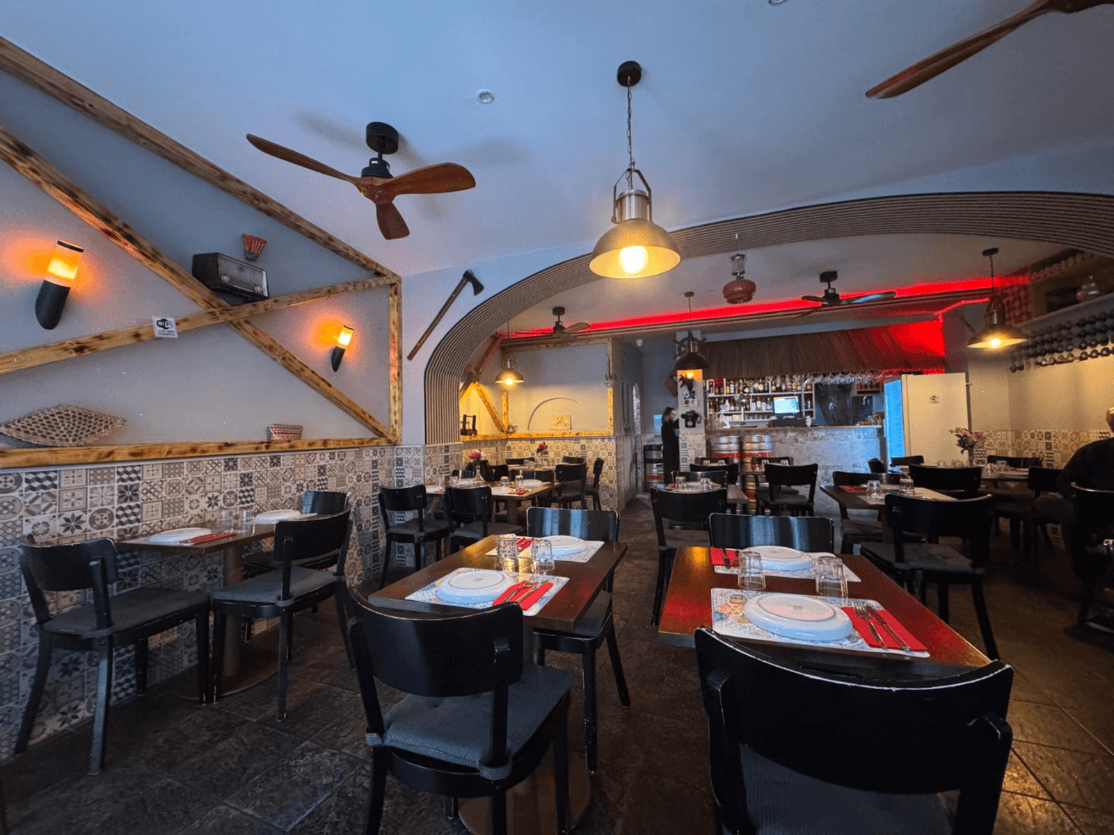 Cantina do Bairro Alto Imagem de fundo