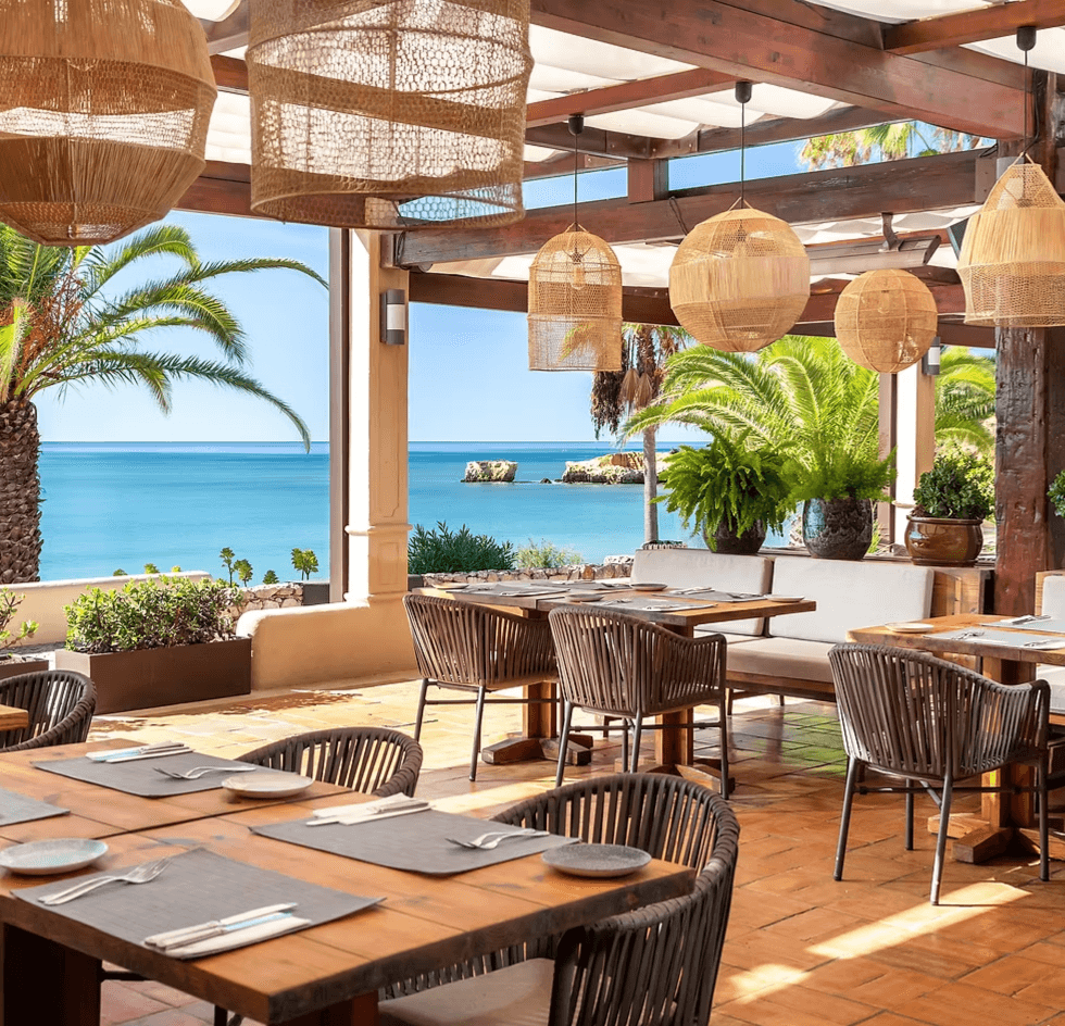 Restaurante Atlântico Imagem de fundo